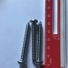Load image into Gallery viewer, Phillips Self Tapping Pan Head Screws - Stainless Steel 5.5mm x 50mm long.