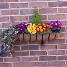 Load image into Gallery viewer, 30" (75cm) Wall Trough Coco Liner- Coconut Flower Coir Liner Smart Garden