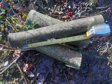 Load image into Gallery viewer, Holly - 5 Fresh cut 'Green'. Blanks, turning, crafting, Holly Logs 30cm Long