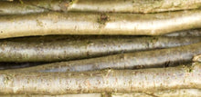 Load image into Gallery viewer, Hazel Walking Stick Blanks Shanks 120cm (4ft)x 25mm (1"). As straight as possible minimal faults. Not seasoned. Fresh cut