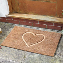 Load image into Gallery viewer, Heart-Felt! Love Heart Doormat | 75x45cm | Natural Coir & PVC Backed | Indoor & Outdoor