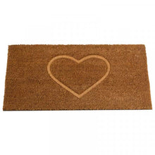 Load image into Gallery viewer, Heart-Felt! Love Heart Doormat | 75x45cm | Natural Coir & PVC Backed | Indoor & Outdoor
