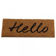 Load image into Gallery viewer, Hello 23x53cm Welcoming Doormat - Coir Mat - Doormat insert (INSERT ONLY)