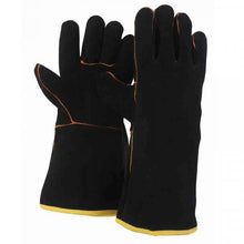 Load image into Gallery viewer, Premium Suede Gauntlet L9 - Arm covering leather gloves. Sleeve guard Thorn & Puncture Resistant