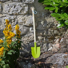 Load image into Gallery viewer, Children's 4-Piece Tall Garden Tool Set | FSC Wood | Soil Rake, Leaf Rake, Spade & Brush