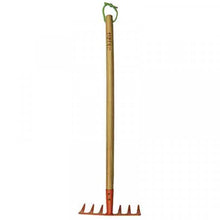 Load image into Gallery viewer, Children's 4-Piece Tall Garden Tool Set | FSC Wood | Soil Rake, Leaf Rake, Spade & Brush