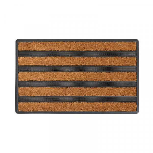 Muck Off! Combi Brush Mat - 45 x 75cm Coir and Rubber - Deep Pile - Doormat