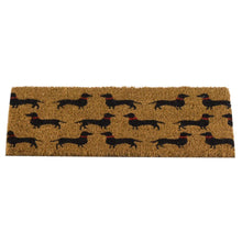 Load image into Gallery viewer, Dachshund Sausage Dogs! Decoir Mat 53x23cm - Coir Mat - Doormat insert (INSERT ONLY)