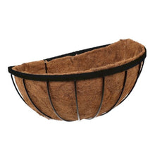 Load image into Gallery viewer, 16" inch 40cm Wall Manger - Metal Flower Basket With Coir Liner