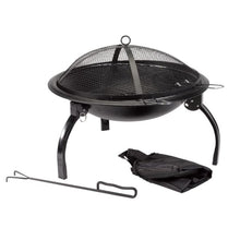 Load image into Gallery viewer, Portable Firepit- Outdoor heating - Transportable - Havana - Smart Garden - H41cm x W54cm x D54cm - Log wood burner