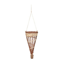 Load image into Gallery viewer, Willow Suet Fat Ball Feeder - Natural Hand Crafted Willow Bird Feeder
