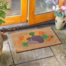 Load image into Gallery viewer, Hedgehog Decoir (Decor) Mat 40cm x60cm - Autumn Doormats Welcome Doormat