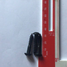 Load image into Gallery viewer, Forge Hook Bracket Screws 5.5x30mm | Black Stainless Steel A2 | Slotted Button Head Wood Screw