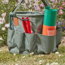 Load image into Gallery viewer, Garden Tidy Bag 26 x 28 cm Large central storage with multiple side pockets