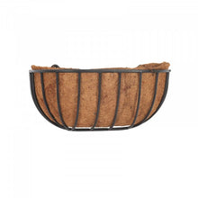 Load image into Gallery viewer, 24" inch 60cm Forge (Deep) Wall Manger - Metal Flower Basket With Coir Liner