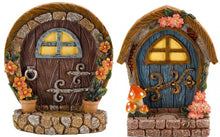 Load image into Gallery viewer, Two Fairy & Elf Doors - Entrance Door - Elveden Elvedon Doorways