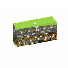 Load image into Gallery viewer, Solar Boule Solar-powered Warm white 10 LED Outdoor String lights