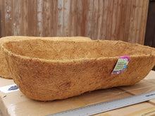 Load image into Gallery viewer, 24" (60cm) Cradle Coir Liner | Natural Coconut Fibre Hanging Basket Liner