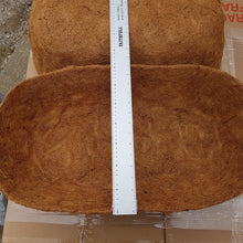 Load image into Gallery viewer, 24" (60cm) Cradle Coir Liner | Natural Coconut Fibre Hanging Basket Liner