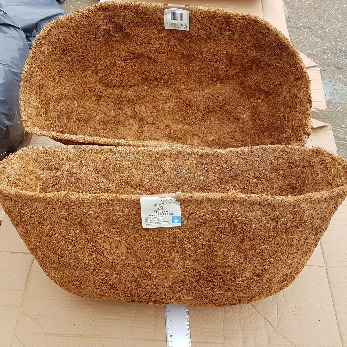 24" (60cm) Wall Manger (Very Deep) coir Coco Liner Smart Garden