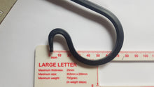 Load image into Gallery viewer, Forge S Hook Heavy Duty for Hanging Baskets & Bird Feeders - 15cm (6" inch) With screw attached.