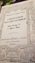 Load image into Gallery viewer, The Illustrated London News Coronation Record Number, King George V. and Queen Mary