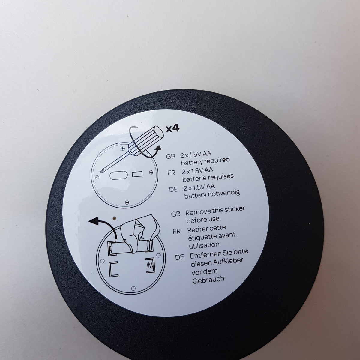 Replacement Battery Light Box, Round, Clip Strip. Bring your solar Light indoors.