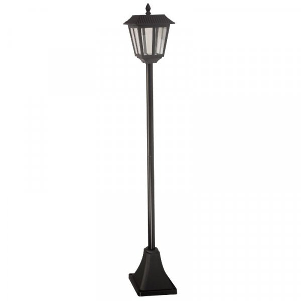 Smart Solar Metro Garden Lamp Post | 1.3m Tall | 20 Lumen Ambient Lighting