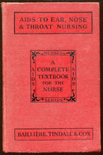 Load image into Gallery viewer, Aids to ear, nose and throat nursing (Nurses aids series) Marshall, Susanna