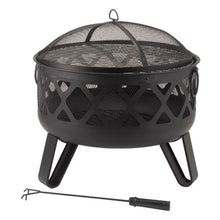 Load image into Gallery viewer, Dana Deep bowl Firepit - Outdoor heating - Havana - Smart Garden - H58cm x W61cm x D61cm - Log wood burner