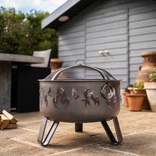 Load image into Gallery viewer, Fuego Deep bowl Firepit - Outdoor heating - Havana - Smart Garden - H58cm x W61cm x D61cm - Log wood burner