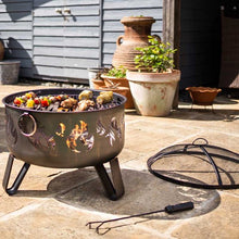 Load image into Gallery viewer, Fuego Deep bowl Firepit - Outdoor heating - Havana - Smart Garden - H58cm x W61cm x D61cm - Log wood burner