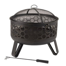 Load image into Gallery viewer, Miel Deep bowl Firepit - Outdoor heating - Havana - Smart Garden - H58cm x W61cm x D61cm - Log wood burner