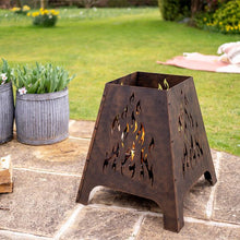 Load image into Gallery viewer, Quadro Fire basket - Outdoor heating - Havana - Smart Garden - H48cm x W40cm x D40cm - Log wood burner