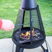 Load image into Gallery viewer, Miami Chimenea - Outdoor heating - Havana - Smart Garden - H125cm x W50cm x D50cm - Log wood burner Chiminea
