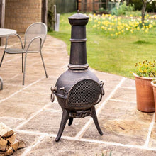Load image into Gallery viewer, Grande Clasico Chimenea - Outdoor heating - Havana - Smart Garden - H112cm x W50cm x D50cm - Log wood burner Chiminea