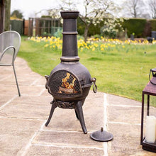 Load image into Gallery viewer, Grande Clasico Chimenea - Outdoor heating - Havana - Smart Garden - H112cm x W50cm x D50cm - Log wood burner Chiminea