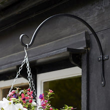 Load image into Gallery viewer, Forge Round Wall Hook Bracket- Hanging Baskets, Lantern, birdfeeders