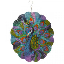 Load image into Gallery viewer, Peacock Spinner - Hanging spinning ornament