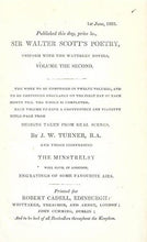Load image into Gallery viewer, THE MINSTRELSY - Volume 2 - Hardcover - 1833 - Sir Walter Scott's Poetry