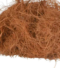 Load image into Gallery viewer, Coconut fibre (coir) 100g perfect for exotic and native bird nests, birdhouse nesting material. Natural coir no chemicals
