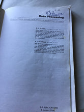Load image into Gallery viewer, Data processing and instruction manual for business and accountancy students EC Oliver RJ Chapman DP publications plus extra paperwork