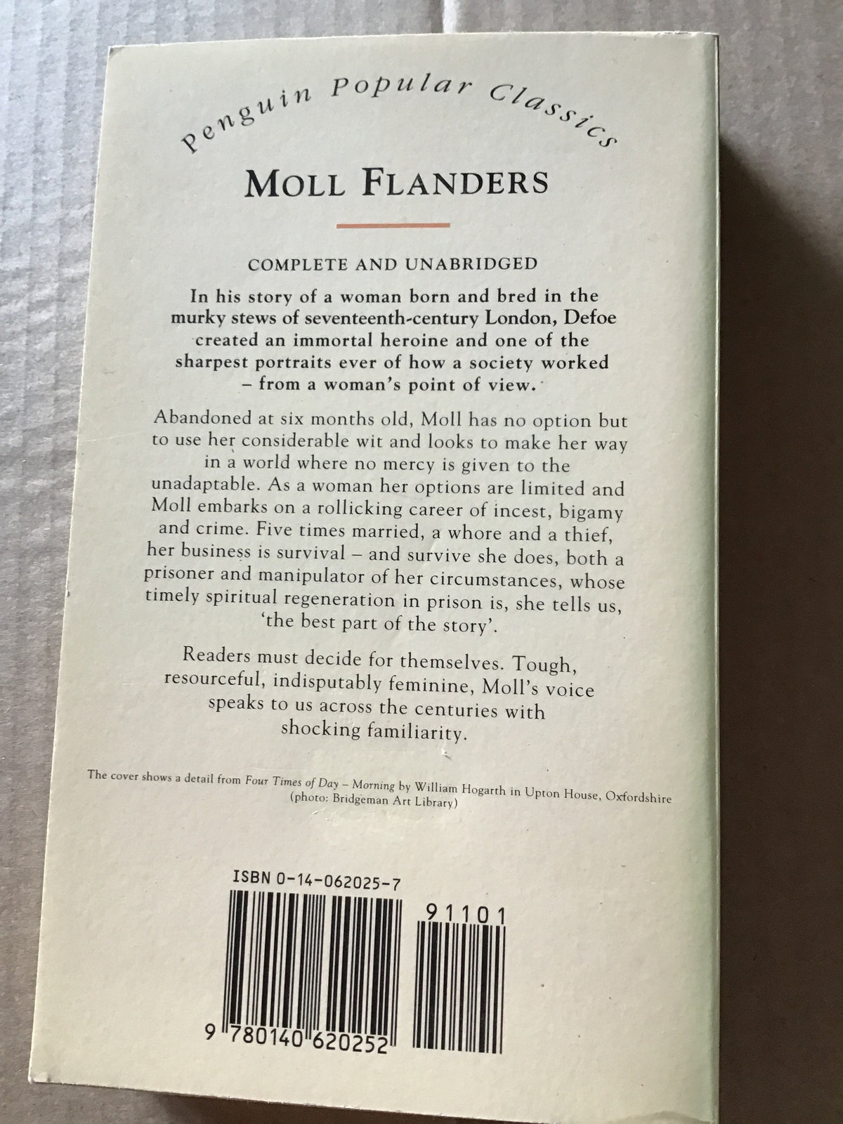 Moll Flanders - paperback- Defoe, Daniel - Popular penguin classics