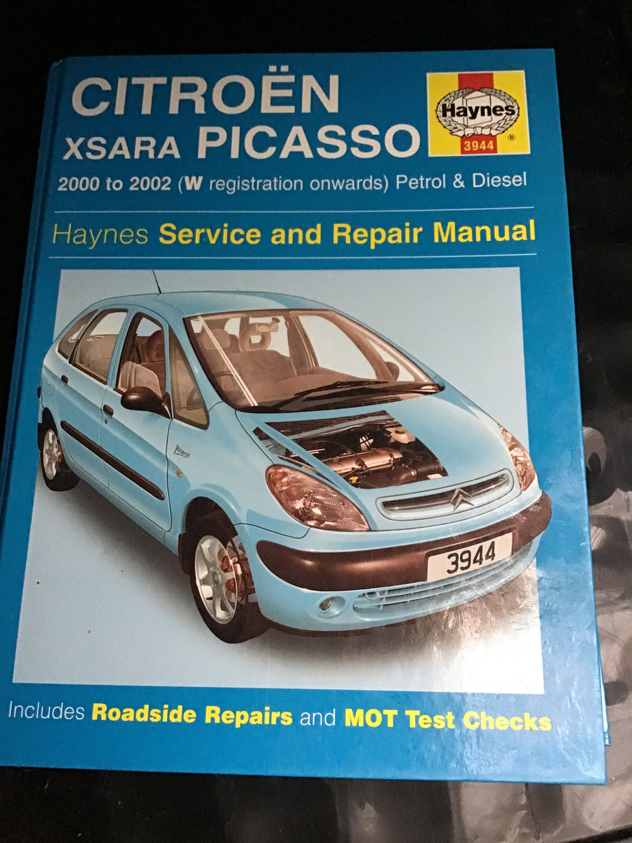 Citroen Xsara Picasso 2000 to 2002 Haynes service and repair manual