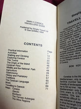 Load image into Gallery viewer, Corsica 1994 tourist guide paperback