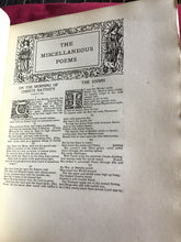 Load image into Gallery viewer, The Poetical Works of John Milton. Etchings, mezzotints and copper engravings by William Hyde Hardcover - 1904 (MDCCCCIV)