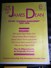 Load image into Gallery viewer, THE BEST of JAMES DEAN  IN THE "SCANDAL MAGAZINES"  1955-1958