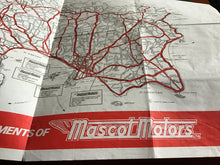 Load image into Gallery viewer, Map of Jersey – Compliments of Mascot Motors c.1970s Vintage Road Map