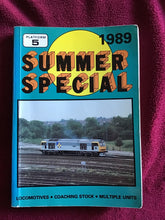 Load image into Gallery viewer, Platform 5 1989 Summer Special: Locomotives, Coaching Stock & Multiple Units Paperback