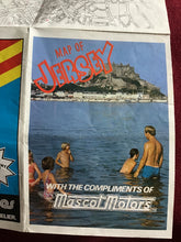 Load image into Gallery viewer, Map of Jersey – Compliments of Mascot Motors c.1970s Vintage Road Map